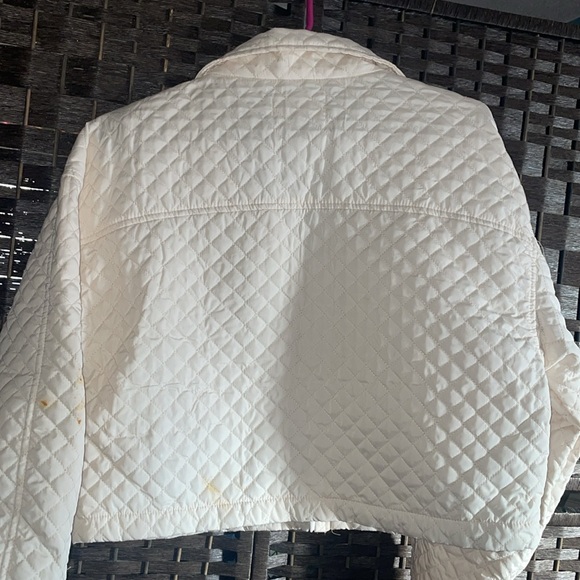 Vigoss Women's Cream Quilted Jacket - Picture 4 of 4